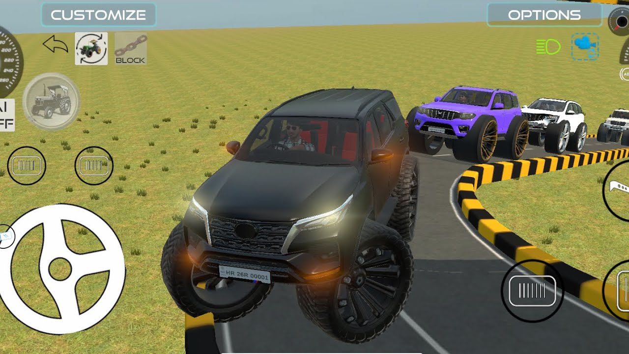 Drive Dumper and Unloading Stone From Dumper Truck in Game#fortuner #4x4#scorpio #thar #gameplaypt21