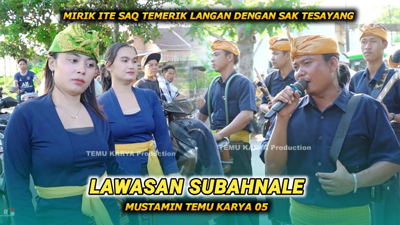 Penonton banyak yang rindu ingin mendengarkan Mustamin Temu karya 05 membawakan lagu Subahnale