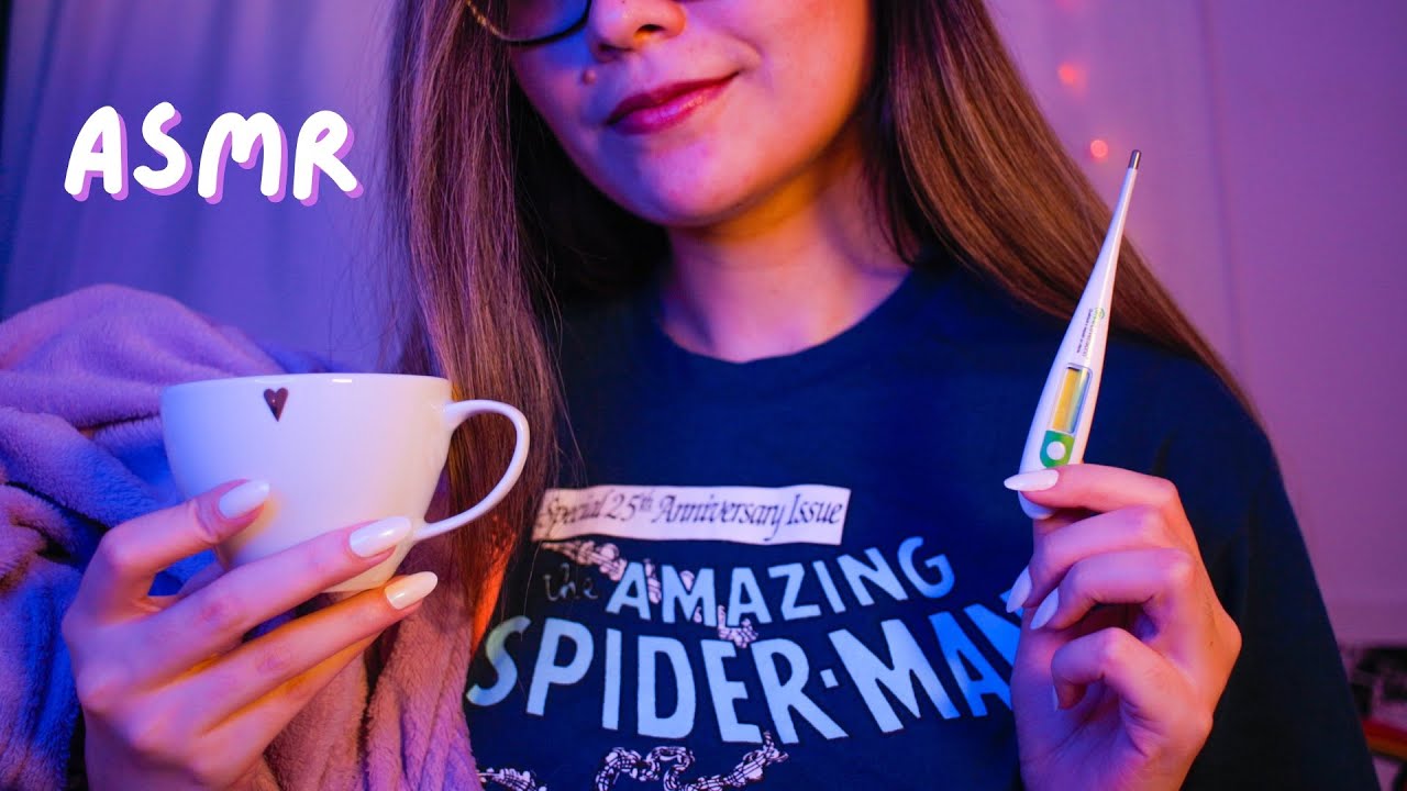 asmr cuidando de você doente | personal attention (pra você dormir)