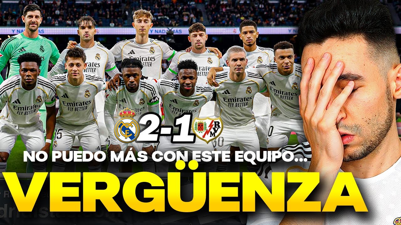 😡NO PUEDO MÁS...EL MADRID GANA en el 99 (2-1) al RAYO *NO PENALTI NO PARTY*