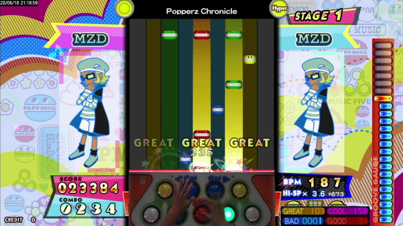 [pop'n music peace] Popperz Chronicle (UPPER) (H)