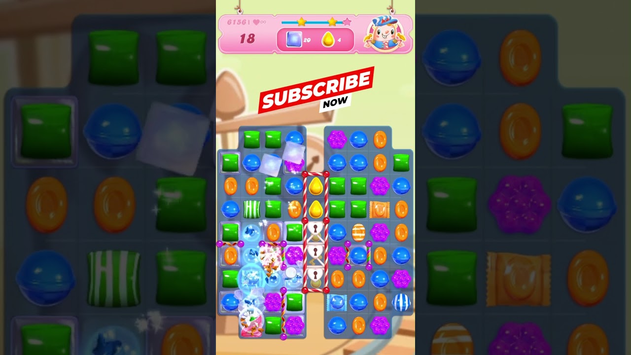 Candy Crush Saga Level 6156 | No Boosters