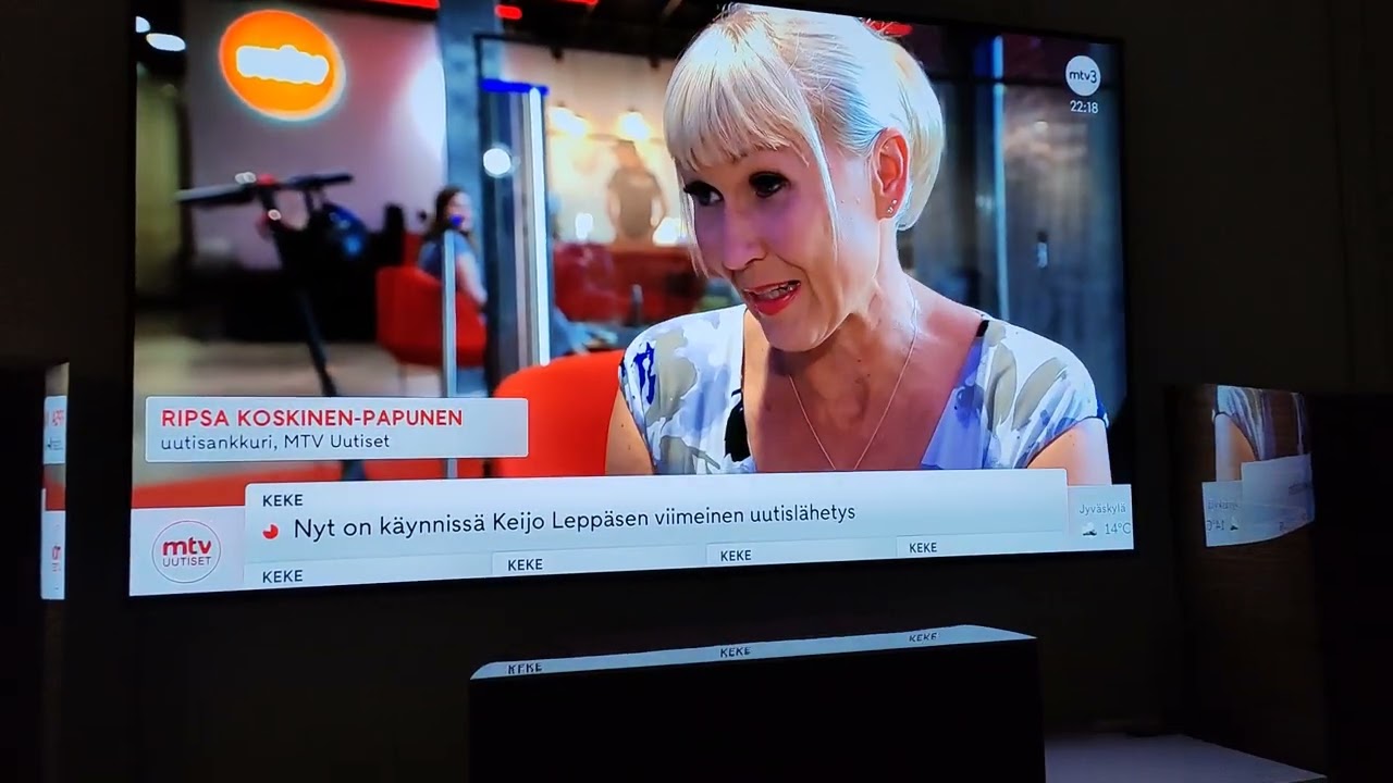 Keijo Leppänen viimeinen uutislähetys. #mtv3suomi