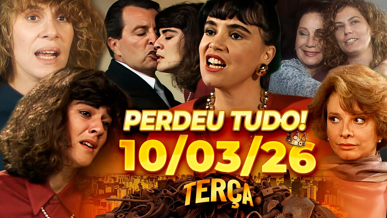 Rainha da Sucata - (10/03/26) Capítulo de hoje, Terça-Feira l Capítulo 90, Vale a pena ver de novo