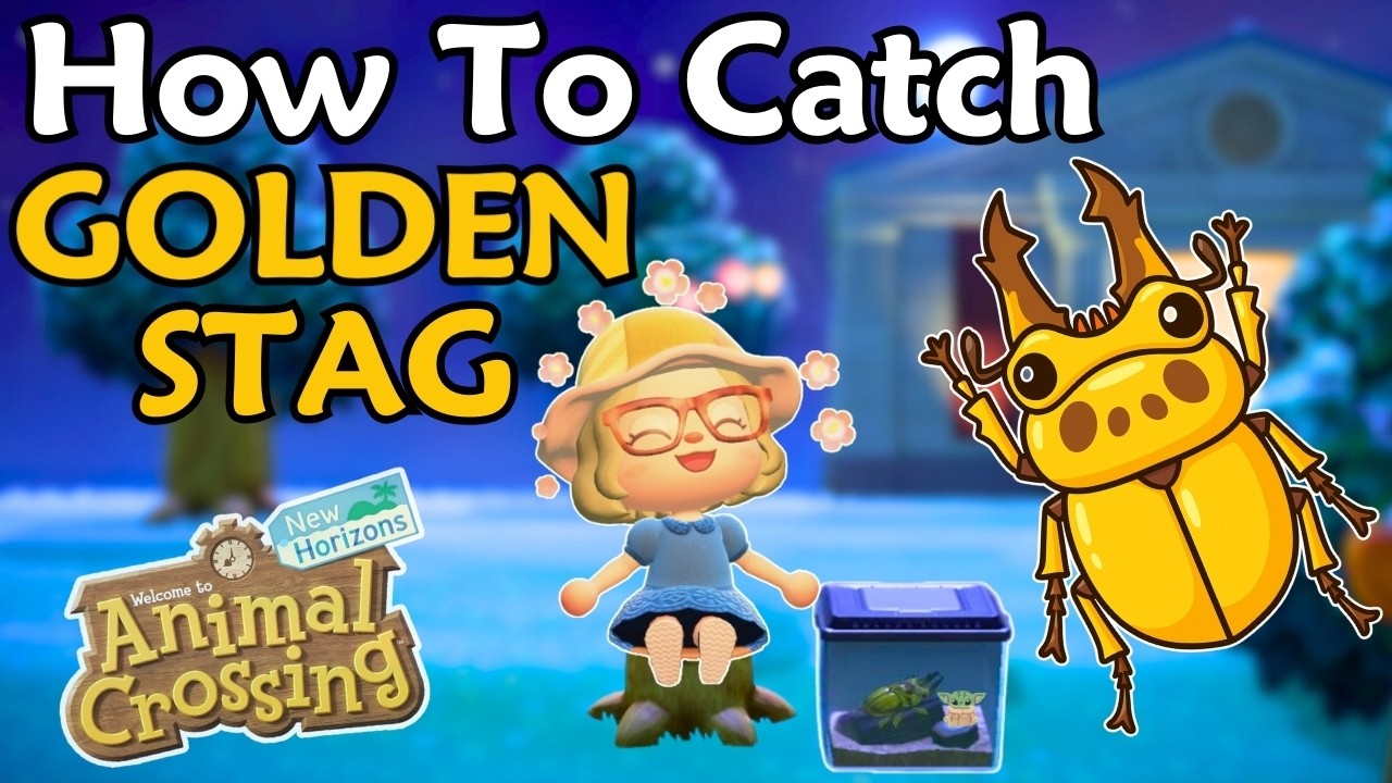 🪲 Как поймать ЗОЛОТОГО ОЛЕНЬЯ в Animal Crossing New Horizons | Самое быстрое и простое руководств...