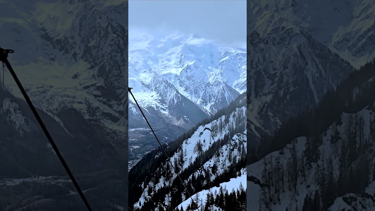 Br&eacute;vent & Fl&eacute;g&egrave;re Ski Resort Views in the French Alps! #brevent #chamonix #frenchalps