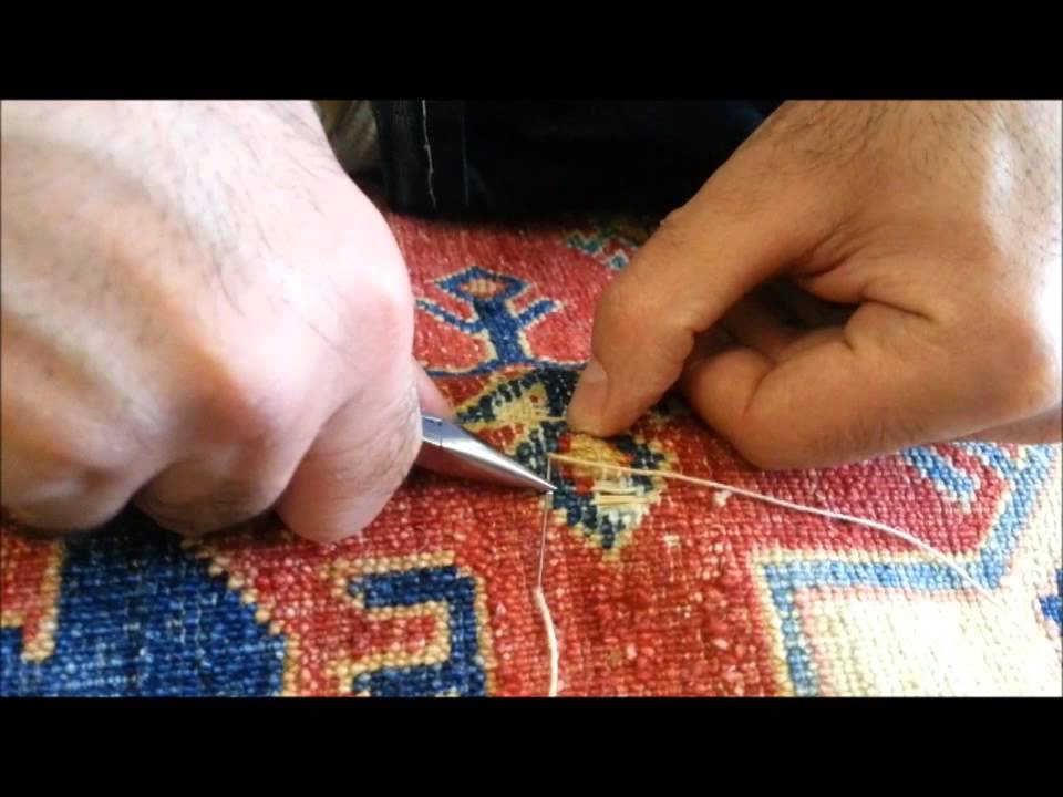 Oriental Rug Repair   Kazak Hole Repair Foundation - Little-Persia