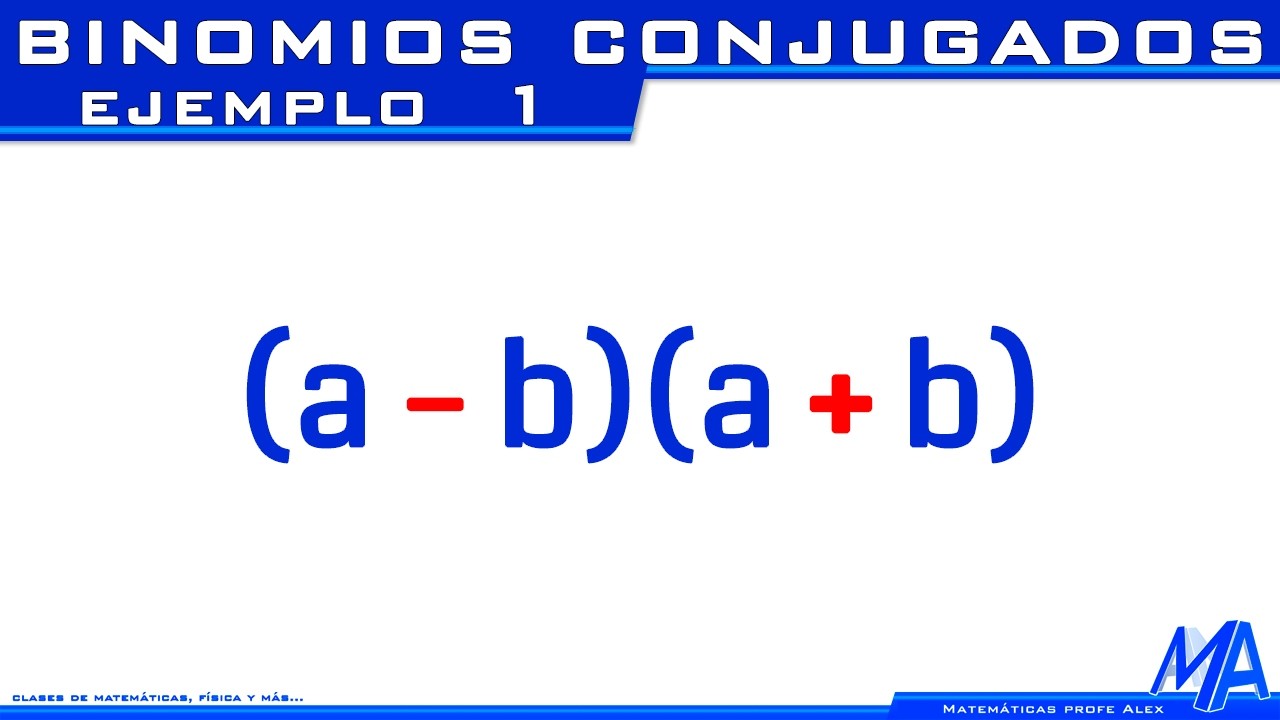 Producto de binomios conjugados | Ejemplo 1 Principiantes