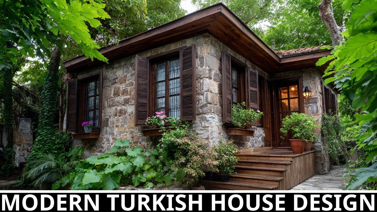 Modern Turkish Home Design Meets Tradition in a Stunning Garden