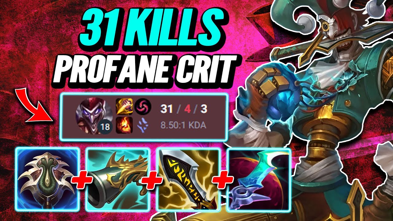 Trying the Profane Crit Build - 31 Kills Ranked [League of Legends] Full Gameplay - Infernal Shaco