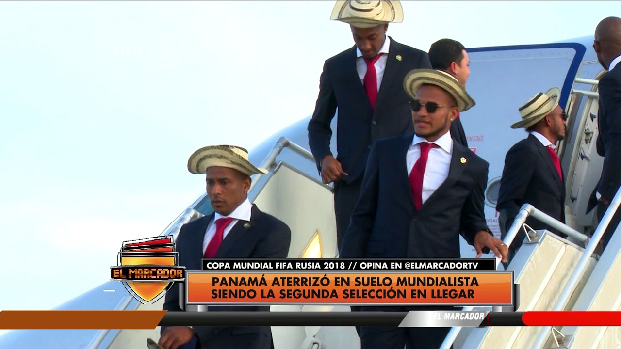 La selección PANAMEÑA llega a suelo RUSO para el enfrentar el mundial RUSIA 2018.