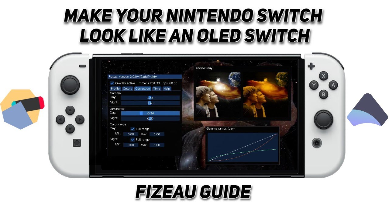 Как сделать так, чтобы ваш Nintendo Switch выглядел как OLED (руководство Fizeau)