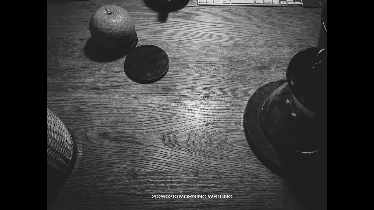 20260210 morning writing「甘い夢、苦い夢」