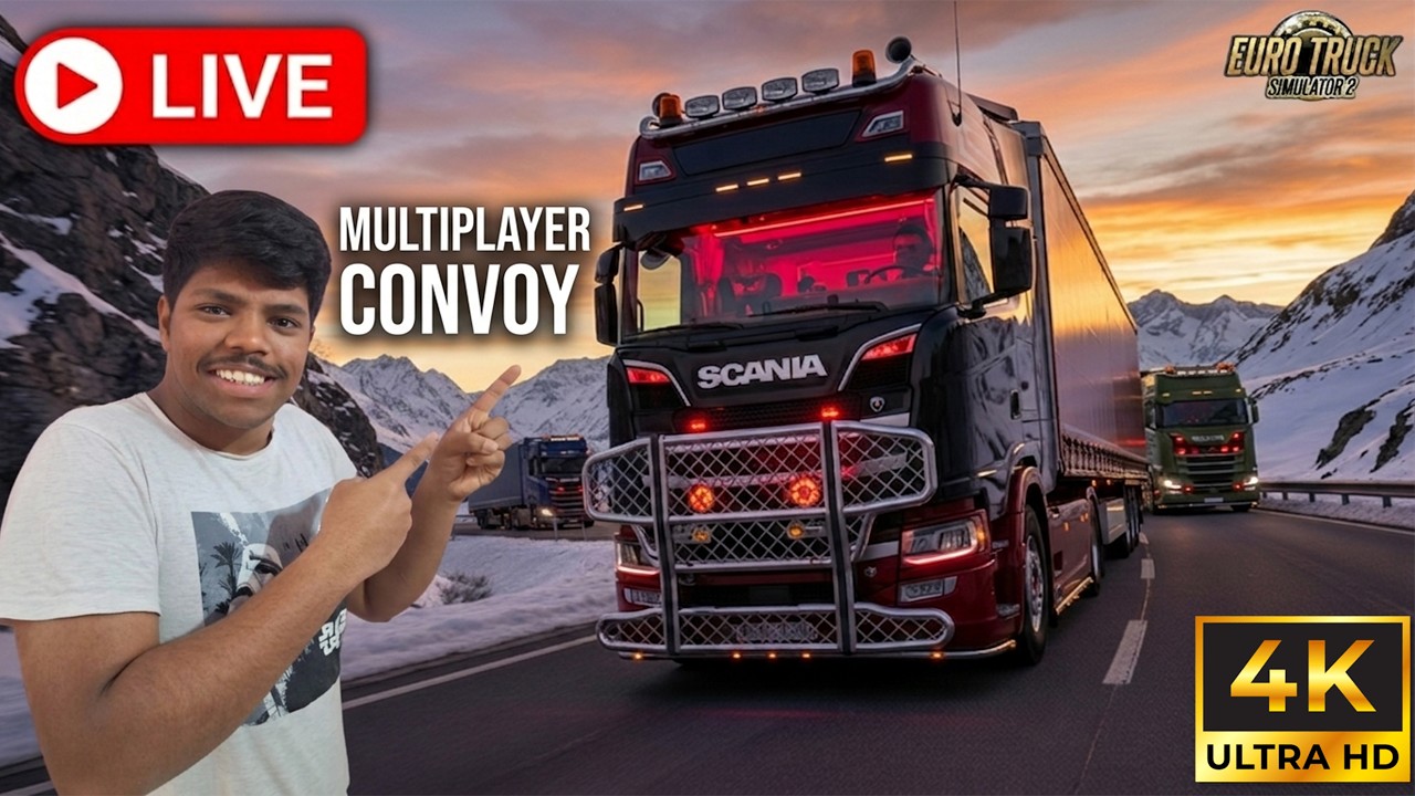 ETS2 Multiplayers Gameplay| Convay  Gameplay