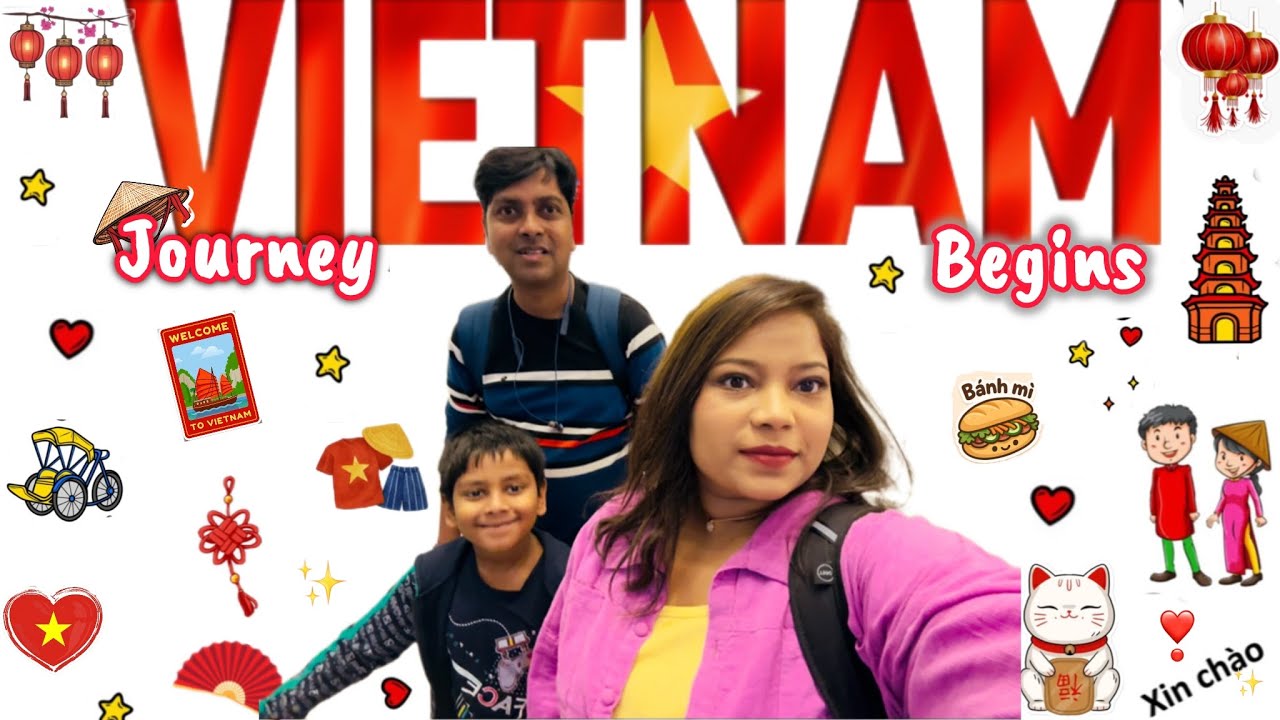 PHU QUOC,VEITNAM - Here we come!! Mumbai to Vietnam Family trip| #Day1 | Hanoi Layover #vietnamvlog 