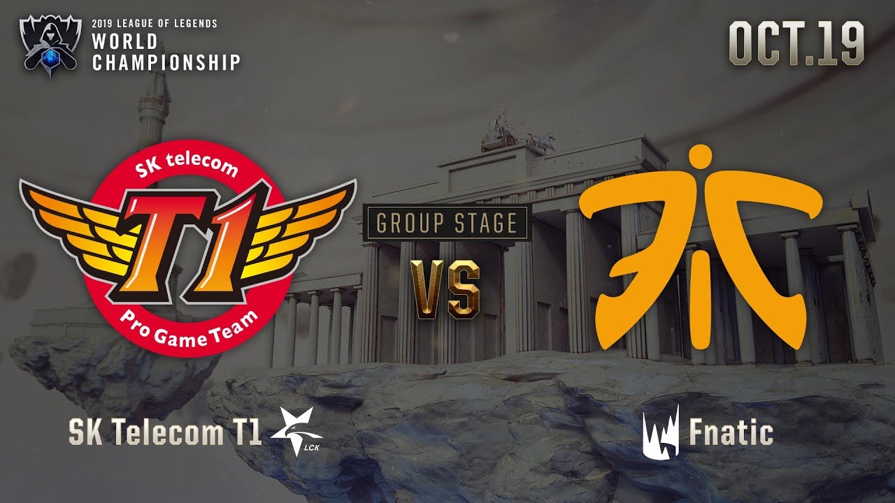 SKT vs FNC | GROUP STAGE Day 7 H/L 10.19 | 2019 Worlds Championship