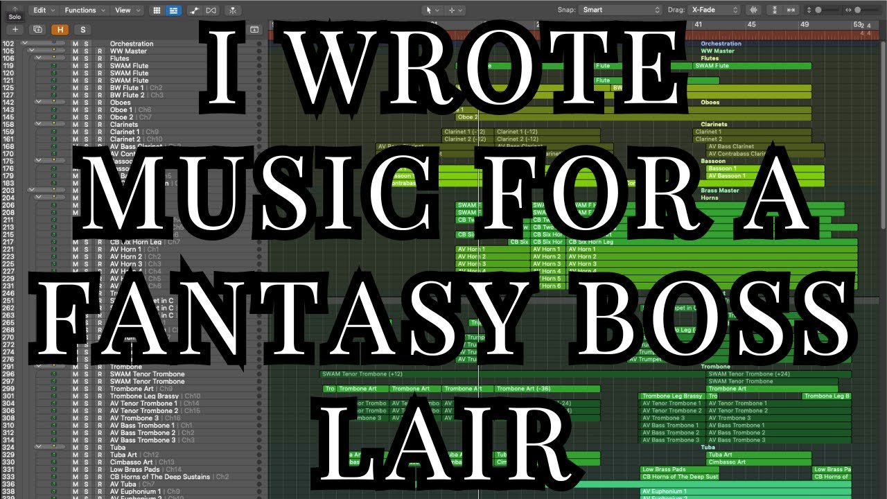 I wrote music for a fantasy boss lair
