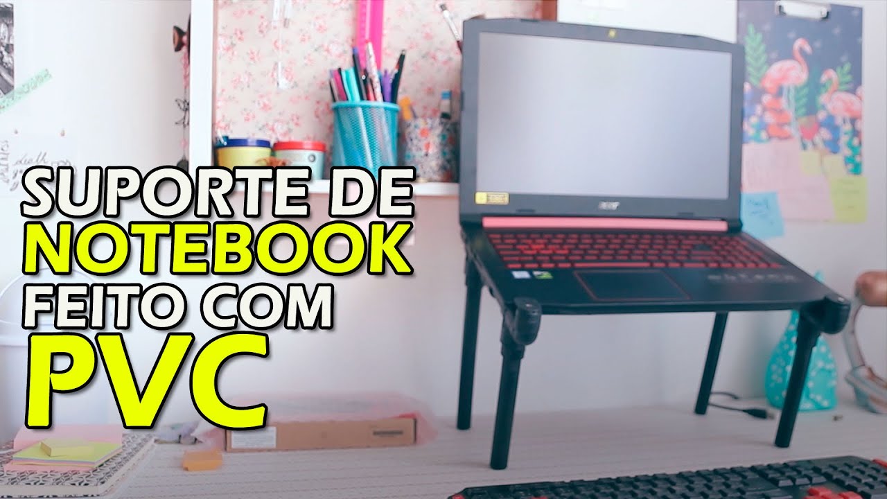 Suporte MODULAR para Notebook em PVC - DIY