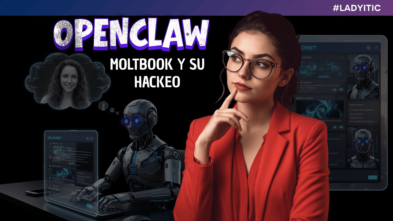 Dominados por la IA. ¿Qué es OpenClaw? y Moltbook: La red social@LadyItic