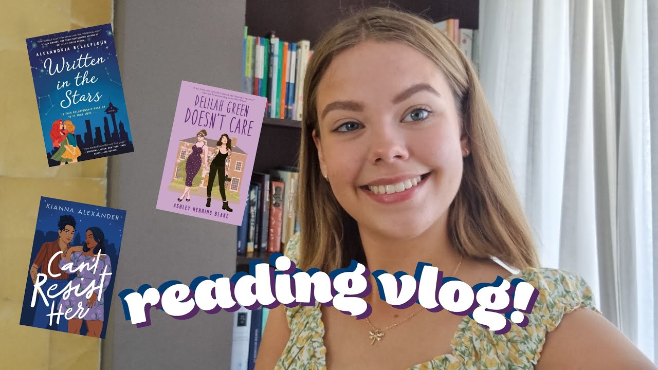 sapphic romance reading vlog!