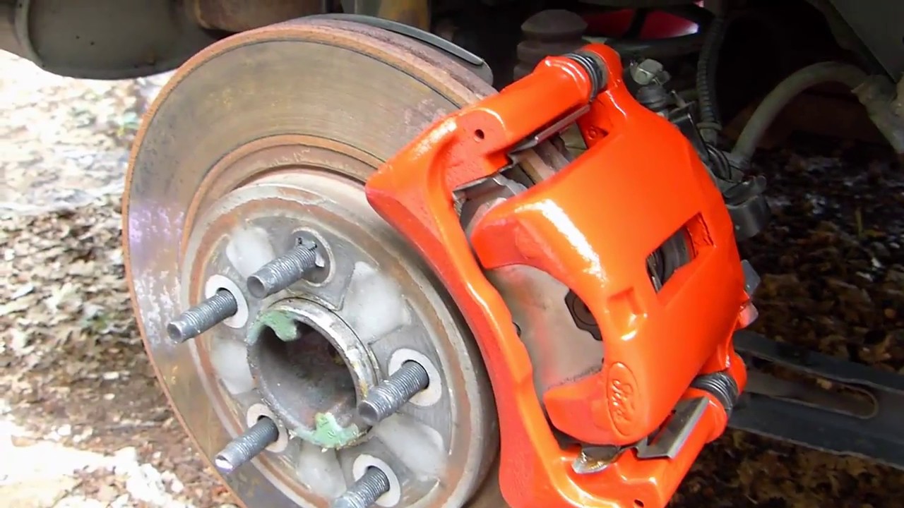 How to change rear rotors and pads : Ford Mustang V 2005 - 2013