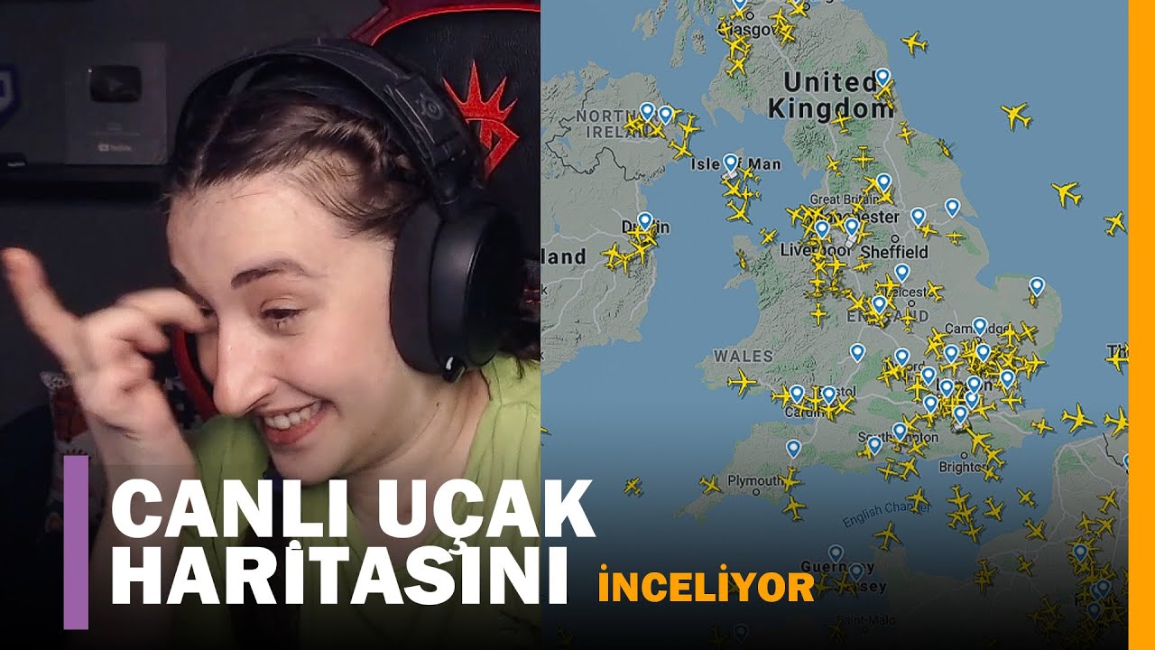Pqueen - Canlı Uçak Haritasını İnceliyor !