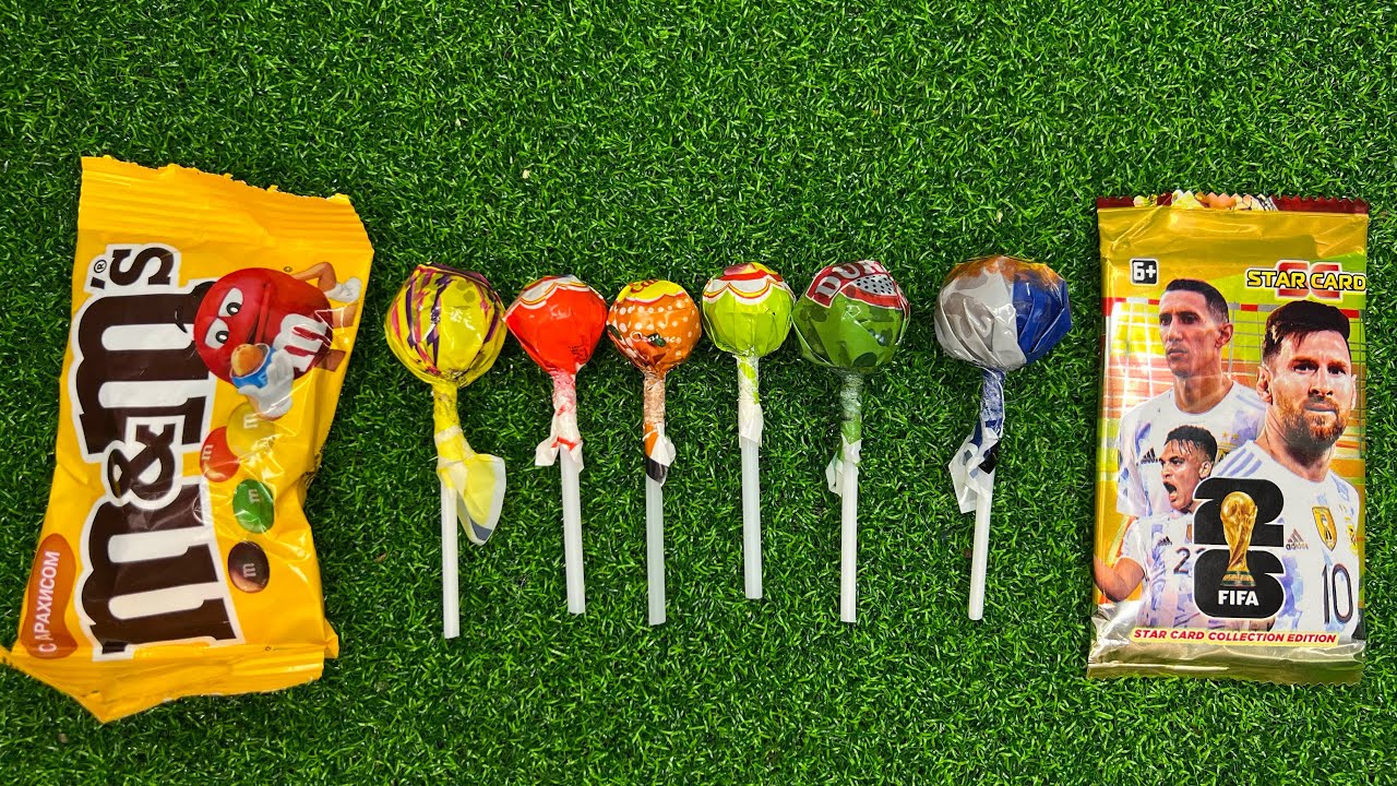 ASMR Unboxing Candy Lollipops and Chokolate Satisfaying video.