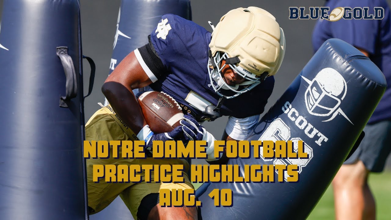 Highlights from Notre Dame football’s 9th preseason camp practice of 2025