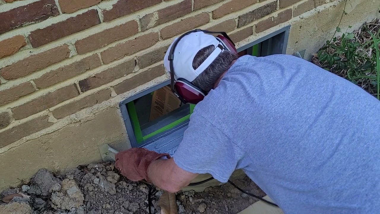 Metal Basement Window Restoration