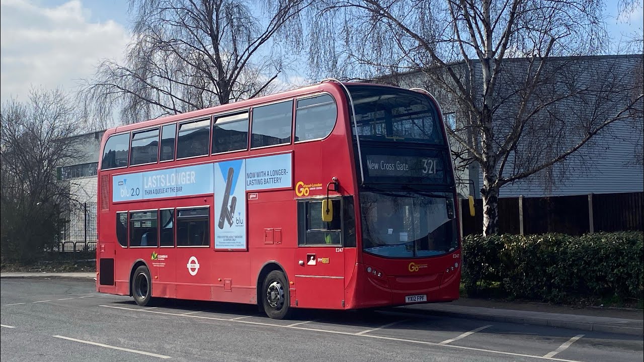 FULL JOURNEY | London Central Route 321 New Cross Gate To Foots Cray Tesco | E247 (YX12FPF)