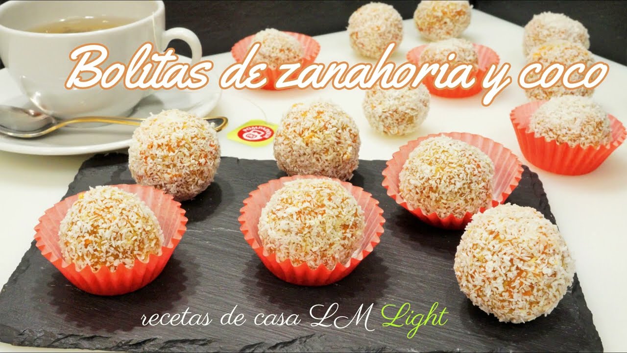 Cómo Hacer Bolitas de Zanahoria y Coco | Dulce Casero Sin Horno