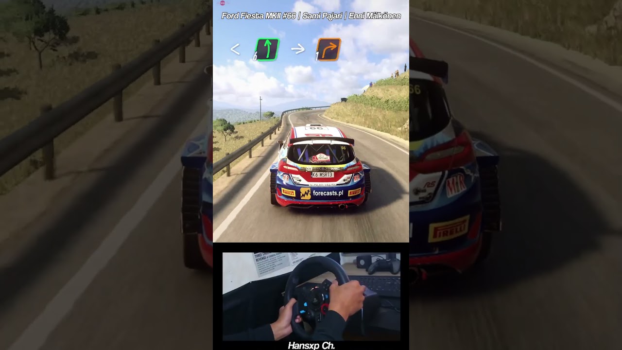 Sami Pajari Ford Fiesta R5 MKII Rallying on Tarmac! #dirtrally2 #wrc #samipajari #fordfiestar5