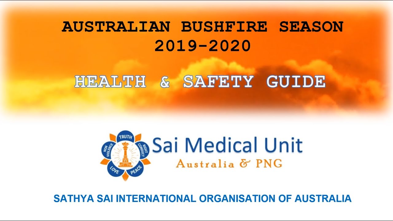 SSIOAU 2020 BUSHFIRE ADVICE