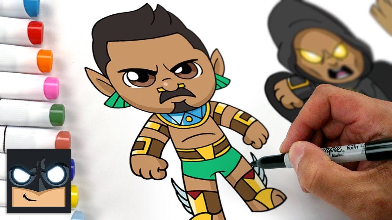 How To Draw Namor | Wakanda Forever