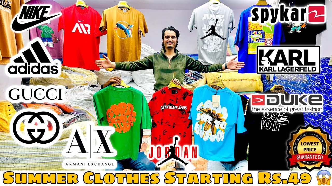 💯 Original Clothes Starting Rs.49 only 😱 factory price | Export Surplus | Mens Wear | Wholesale | 