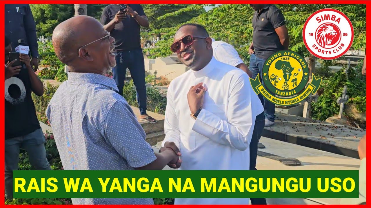 TAZAMA RAIS WA YANGA USO KWA USO NA MANGUNGU KWENYE MSIBA WA PETER MANYIKA, SIKIA WALICHOONGEA