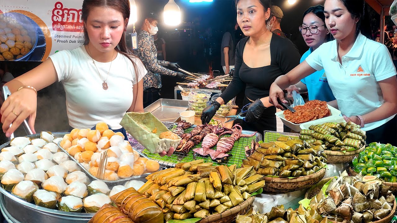 Amazing Place! CAMBODIAN Street Food Tour 2026 - Massive Delicious Food Review at Night 4k 60
