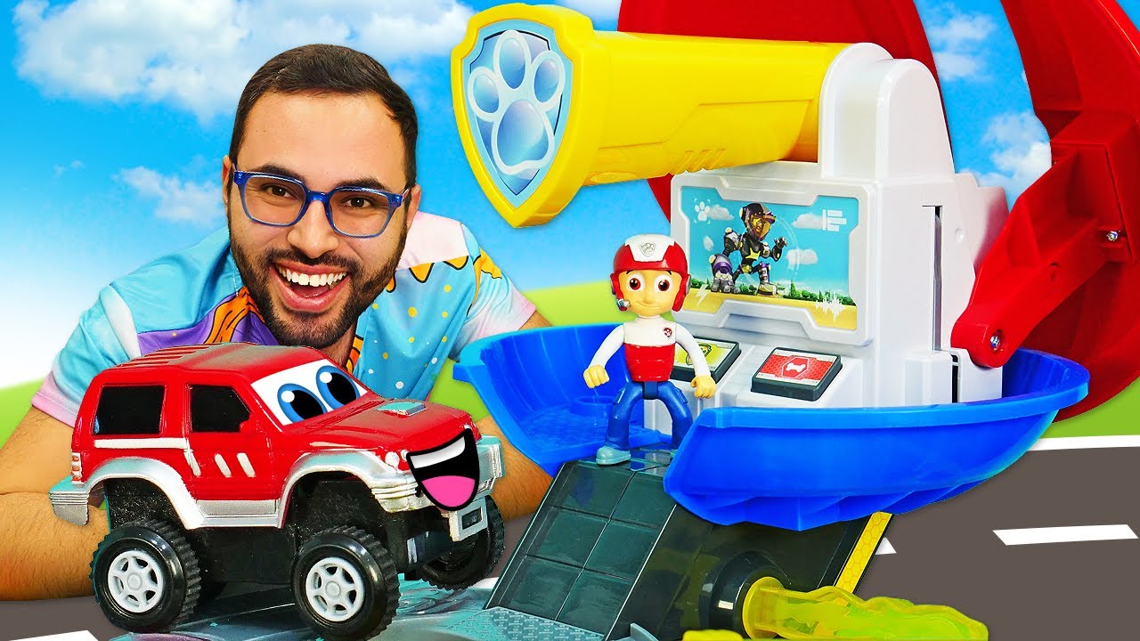 &iexcl;A jugar con coche de juguete y Ryder! Play Time. V&iacute;deo para ni&ntilde;os.