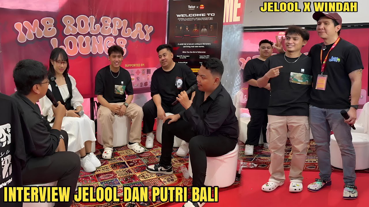 INTERVIEW JELOOL PUTRI BALI DAN DREX DI MOTIONIME || JELOOL KETEMU WINDAH BASUDARA