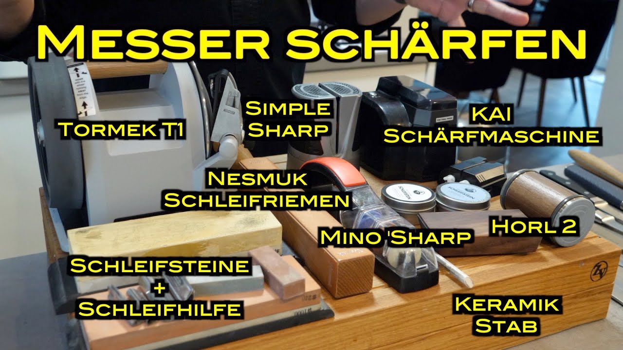 8 Varianten Messer zu schärfen  - was passt zu dir?