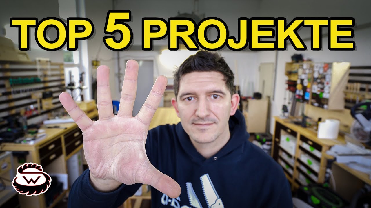 TOP 5 Werkstatt Projekte für HEIMWERKER | WoodSpezi