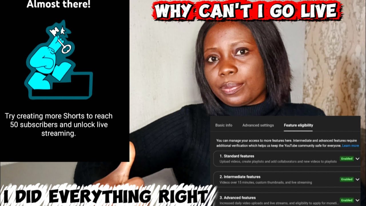 Why I Still Can’t Go Live on YouTube (After Doing Everything Right) I NEED HELP 