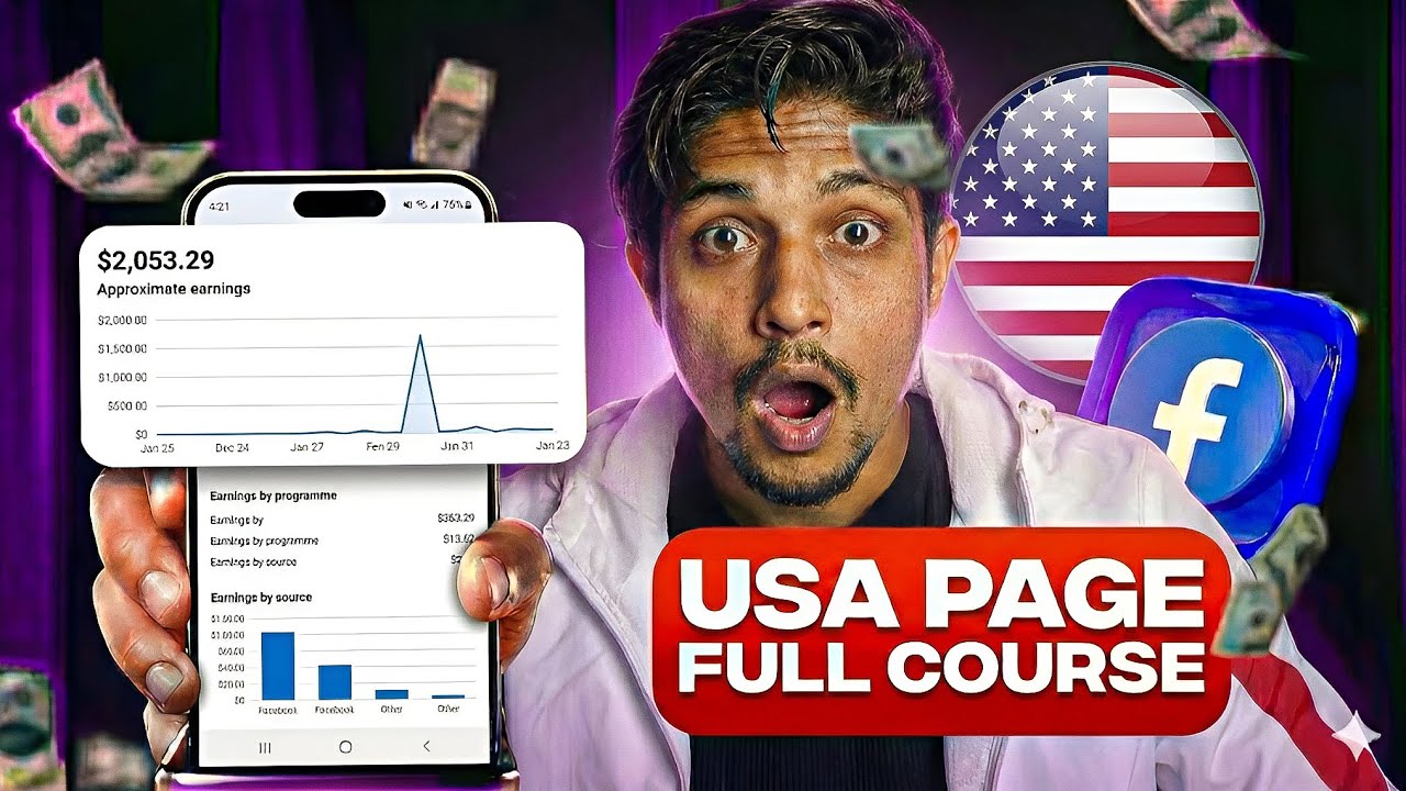Master Facebook 🇺🇸 USA Page Full Course and Monetization Guide 🤫