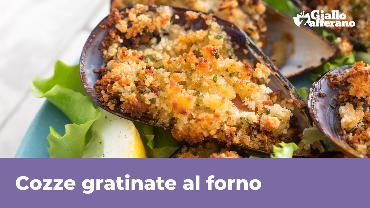 COZZE GRATINATE AL FORNO: FACILI E VELOCI
