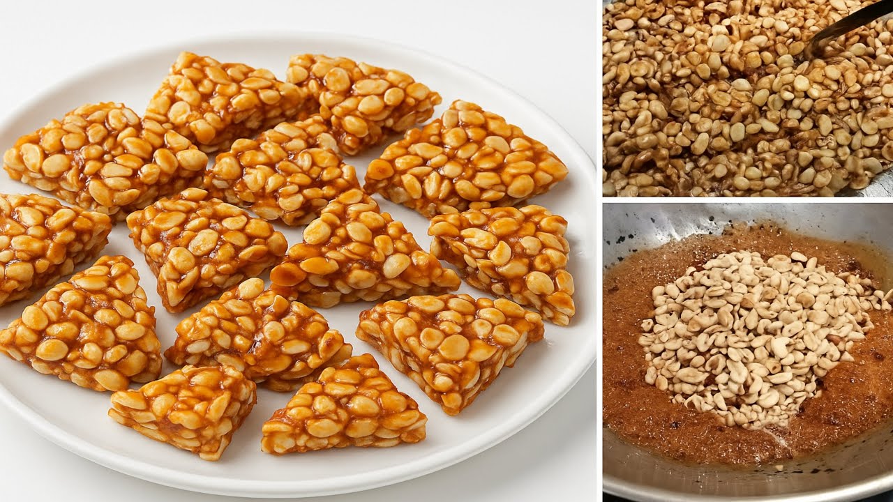 పల్లి పట్టి || How to make palli chikki in telugu || sengala Achhu