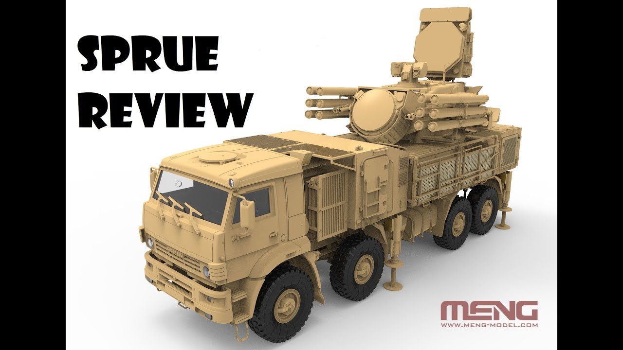 Meng 1/35 96K6 Pantsir S-1 Sprue Review