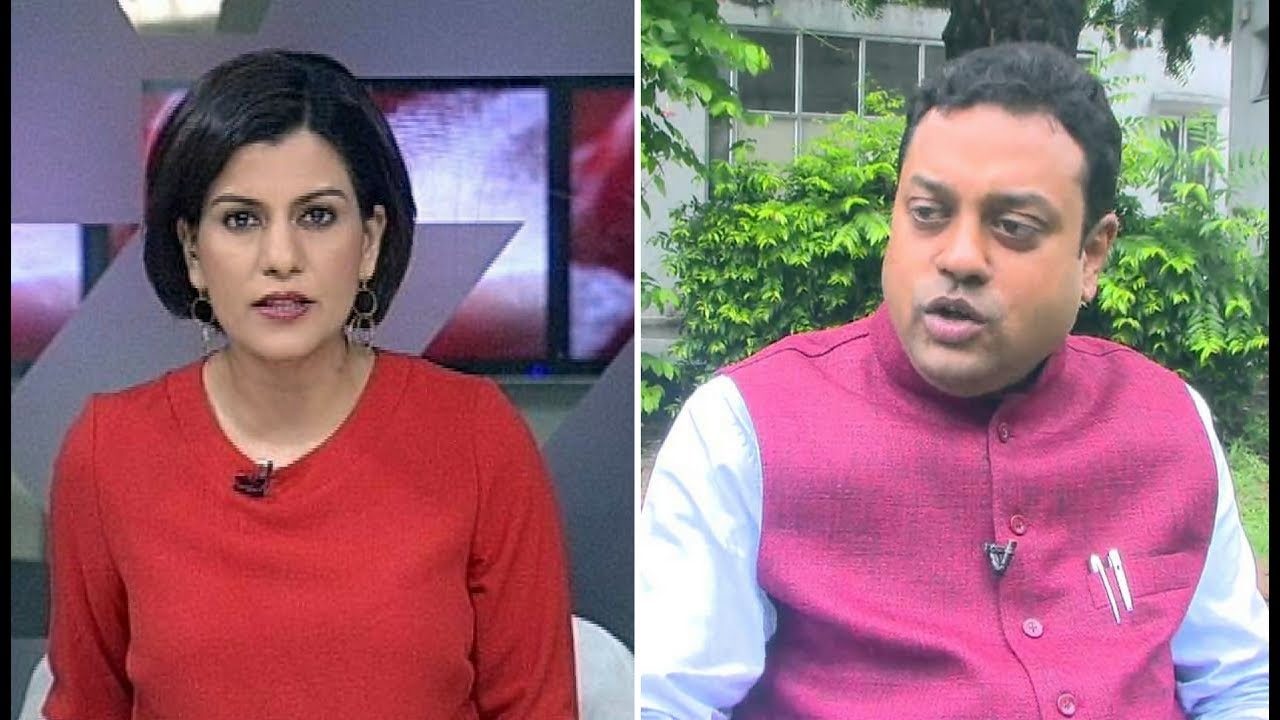 Nidhi Razdan Asks Sambit Patra to Leave Show on NDTV