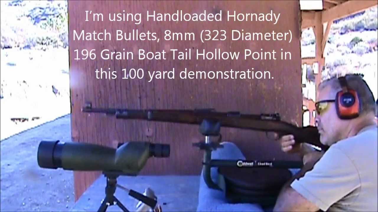 1.1 MOA WWII Era German-Yugoslavian (Prеduzeće 44) Karabiner 98 at 420 yards