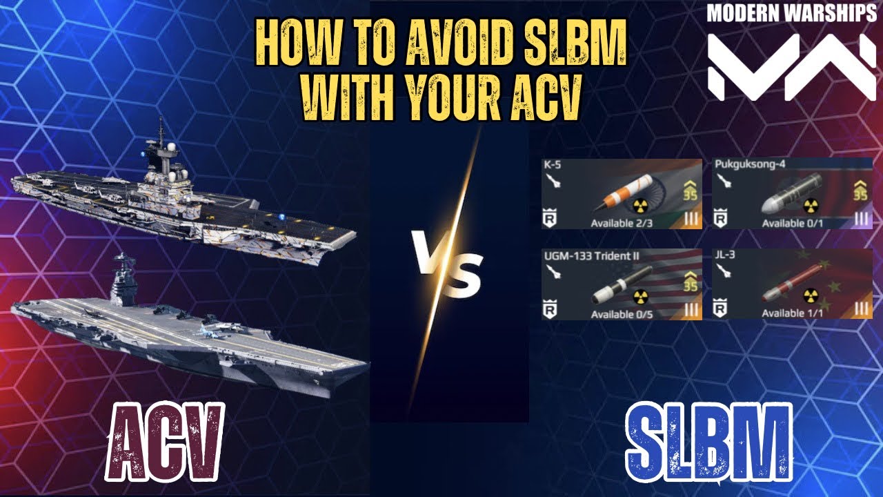 Best positioning on each map for ACV to avoid SLBM's - Modern Warships 