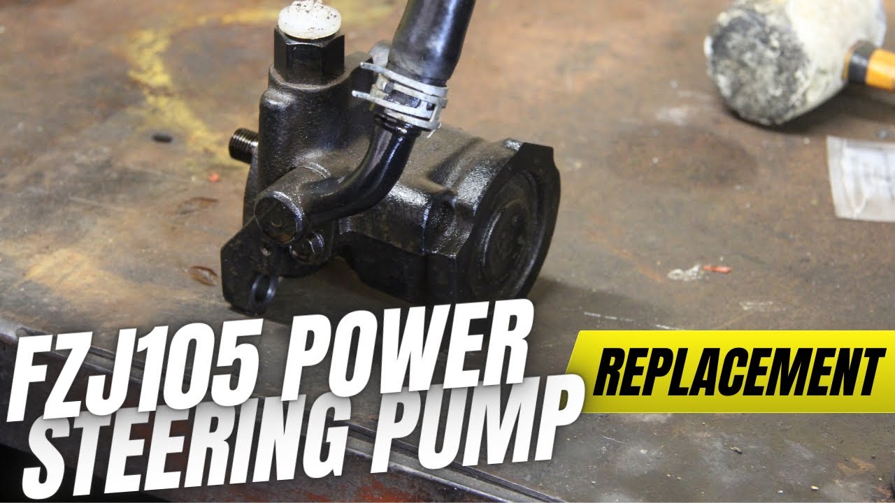 FZJ105 Landcruiser power steering pump replacement